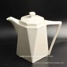Hotel Verwendung Weiß Glasierte Porzellan Tee-Set
